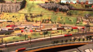 Nürnberg Eisenbahnmuseum  Vorführung der Modelleisenbahn HD [upl. by Irahcaz]