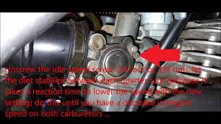 TUTO adjustment of the two carburettors Quad SMC Barossa 250 [upl. by Asselam784]