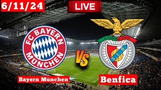 Bayern München U19 vs Benfica U19  UEFA Youth League Live Match Score 🛑 [upl. by Ttekcirc]