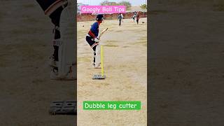 Googly Ball tips dubble leg cutter ⚾⚾cricket cricketshorts bowling shorts viralvideo [upl. by Atilegna754]