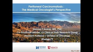 Peritoneal Carcinomatosis The Medical Oncologists Perspective [upl. by Barbe]