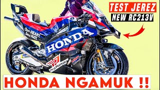 MUKA KOK JADI GINI⁉️😱 NEW RC213V TEST 2024🔥 AEROSASISELEKTRONIK BERUBAH ❌ HONDA NGAMUK [upl. by Hgielime]