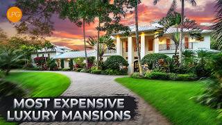 GET INSIDE THE MOST EXPENSIVE LUXURY MEGA MANSIONS IN THE USA [upl. by Eyk]