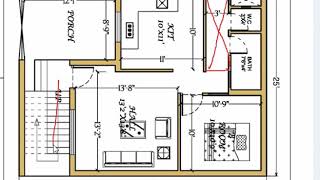 25x30 house plan  750 sq ft house plan  Small house plane  2533 house plan  ghar ka naksha [upl. by Ruggiero]