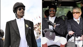 Martha Stewart Rings in Her 83rd Birthday with Snoop Dogg in Paris at the Olympics Dressage Event [upl. by Aliekahs]