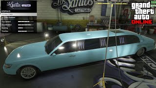 GTA Online  Dundreary Stretch Customization [upl. by Ahseinek]