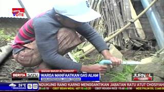 Warga Banjarnegara Manfaatkan Gas Alam Sebagai Pengganti Elpiji [upl. by Franza]