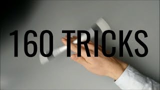 160 TRICKS  2 YEARS OF PEN SPINNING [upl. by Brockie904]