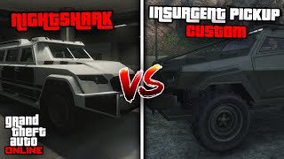 Nightshark VS Insurgent PickUp Custom  Which Armored Vehicle is BETTER  GTA Online [upl. by Halona389]