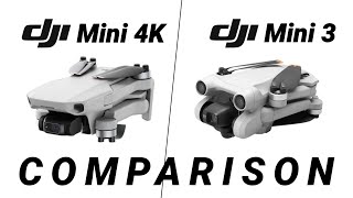 DJI Mini 4K Vs DJI Mini 3  Which is batter [upl. by Lleynod]