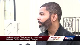 Jackson mayor indicted on bribery charges [upl. by Nneb]