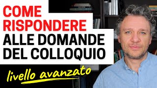 3 regole doro per rispondere alle domande del colloquio [upl. by Yenahteb]