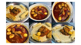 Canjeero Ethiopian Iyo Suugo Ethiopian Si Fudud UsamesoHow to make Ethiopian Dish [upl. by Anomar]