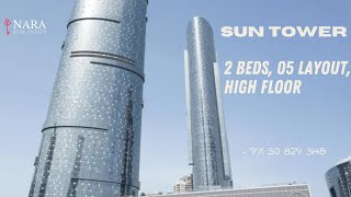 2 Bedrooms  05 Layout  High Floor  Sun Tower  Al Reem Island [upl. by Harv]