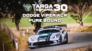 TARGA Tasmania 2022  Dodge Viper ACR Pure Sound [upl. by Hearn]