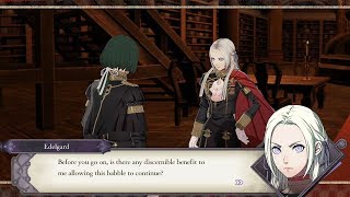 Edelgard amp Linhardt Support Conversations  Fire Emblem Three Houses Switch [upl. by Atiniuq]