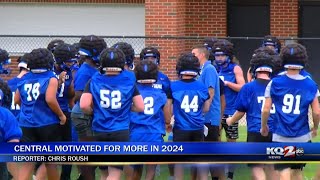 Central High School football motivated for more success in 2024 season [upl. by Takken644]