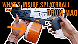 How To Take Apart SPLATRBALL GUN DRUM MAG  Gel Blasters SRB1200 amp 800 Round Magazine Fix amp Repair [upl. by Avrom]