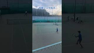 2023730中級シングルス試合風景 テニス レオーネカップ tennis 試合 leone 大会 草トー シングルス game [upl. by Yajet]