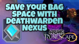 Save Your Bag Space with Deathwarden Nexus  Necromancy Pouch  Runescape 3 [upl. by Nirrac]