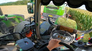 Cab View  SPECIAL Fendt 828 Vario  Mais Silage [upl. by Aivila]