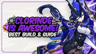 COMPLETE CLORINDE GUIDE Best Clorinde Build  Artifacts Weapons amp Showcase  Genshin Impact [upl. by Freda86]