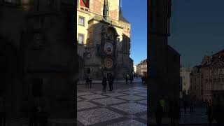 Prague Astronomical Clock  Czech Republic prague pragueorloj oldtownsquare [upl. by Llenrrad]