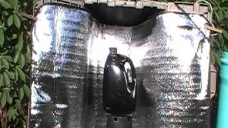 1 home made solar shower water heater [upl. by Ettenahs469]