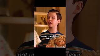 Sheldon cooper spoken English English sentence English practice shortsvideo movie education [upl. by Eemyaj]