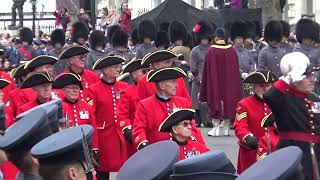 Remembrance Sunday 2022 march past at the Cenotaph of the Chelsea Pensioners [upl. by Rubens786]