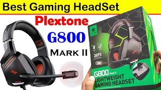 Plextone G800 Mark II Gaming Headset review in UrduHindi  Best gaming headphones in Pakistan [upl. by Parrisch]