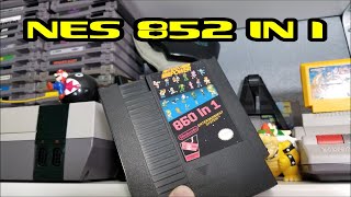 NES 852 in 1 MultiCart test amp review [upl. by Ahsinal432]