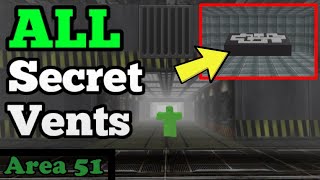 Every Secret Path Location In Area 51 Roblox Survive And Kill The Killers In Area 51 [upl. by Aleuname]