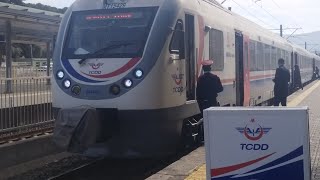 tcdd Selçuk part 551 MT 15429 ve güzel korna ve tehirli tren [upl. by Ledniahs625]