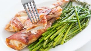 PROSCIUTTO WRAPPED CHICKEN  15 minute dinner recipe [upl. by Adnoek]