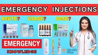 Emergency Injection I Emergency Medicine I emergency injection 💉 [upl. by Devinna]