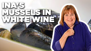 Ina Gartens 5Star Mussels in White Wine  Barefoot Contessa  Food Network [upl. by Arreik167]