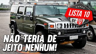 10 CARROS IMPORTADOS QUE JAMAIS TERÍAMOS EM 2022 [upl. by Eidnar]