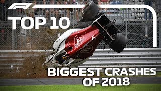 Top 10 Biggest Crashes of 2018 [upl. by Landry380]