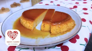 Creamy smooth and delicious Leche Flan  Filipino Crème Caramel  Happy Tummy by Stephanie [upl. by Wernda]