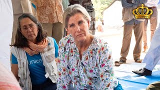 Duchess Sophie reduced to tears after meeting Sudanese refugees fleeing civil war [upl. by Eceinaj833]