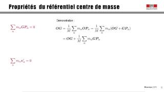 171 Systèmes de points matériels [upl. by O'Reilly]