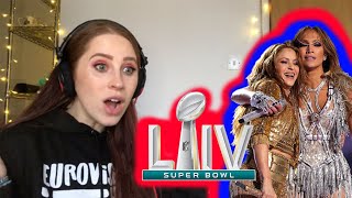 BRITISH GIRL REACTS TO THE SUPERBOWL HALF TIME SHOW  2020  SHAKIRA AND JLO [upl. by Byrle134]