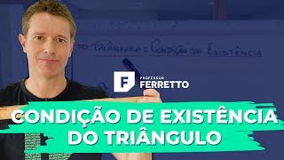 Triângulo ➡️ Condição de Existência [upl. by Valdas]