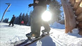 Hard Boot Snowboard Carving [upl. by Dnalhsa]