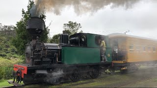 PeckettampSon 1630 ￼Drewy Car Co 401 with Bush Tramway Club excursion ￼￼Glen Afton Branch Line ￼ [upl. by Aikar]