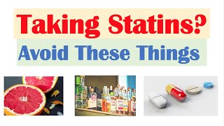 What to Avoid When Taking Statin Medications  How to Reduce Risk of Statin Side Effects [upl. by Penland]