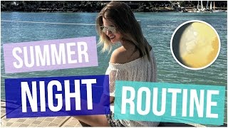 GRWM n°36   NIGHT ROUTINE SUMMER 2016 [upl. by Kavanaugh]