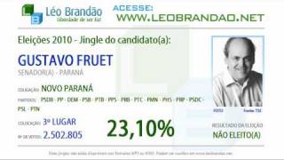 Jingles Eleições 2010  Gustavo Fruet  PSDB  leobrandaonet [upl. by Ittak]