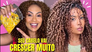 COMO FAZER O CABELO CRESCER RÁPIDO EM UMA SEMANA RECEITA CASEIRA PARA O CABELO CRESCER [upl. by Krawczyk]